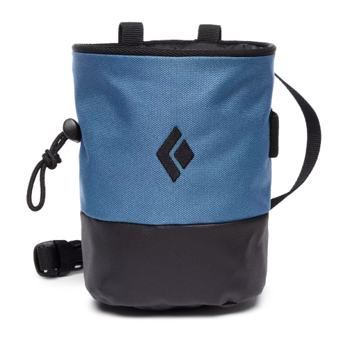 Woreczek na Magnezję z Kieszonką Black Diamond Mojo Zip Chalk Bag - Astral Blue