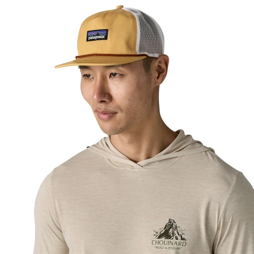 Czapka z daszkiem na lato Patagonia Airfarer Cap - P-6 Label: Beeswax Tan