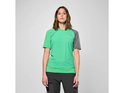 Damska Damska Koszulka Sportowa Salewa Nxt Hyb T-Shirt W - irish green/0530