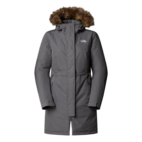 Damska przeciwdeszczowa zimowa parka The North Face W ZANECK PARKA - smoked pearl