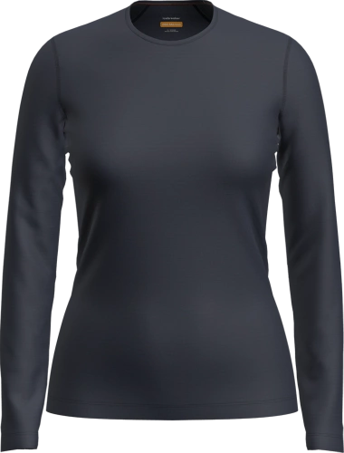 Damska Koszulka z Długim Rękawem Icebreaker W 200 Oasis LS Crewe - midnight navy