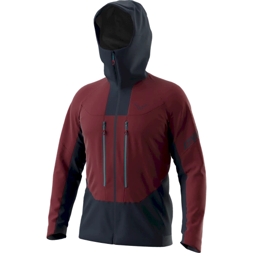 Męska Kurtka Wiatroodporna Dynafit Tlt Dst Jkt M - burgundy/3010
