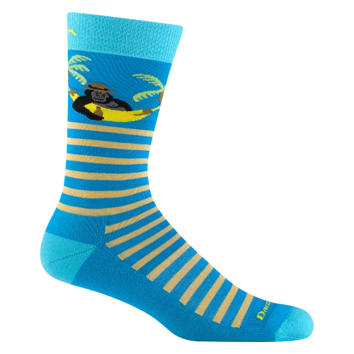 Skarpety Męskie Na Co Dzień Darn Tough Wild Life Crew Lightweight w/Cushion - Ocean