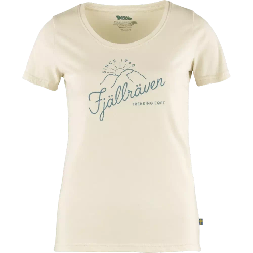 Koszulka Damska Fjallraven Sunrise T-shirt W  - Chalk White