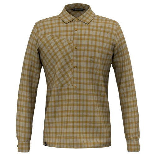 Koszula Męska Flanelowa Salewa Fanes Flannel 5PL M L/S Shirt - quicksand