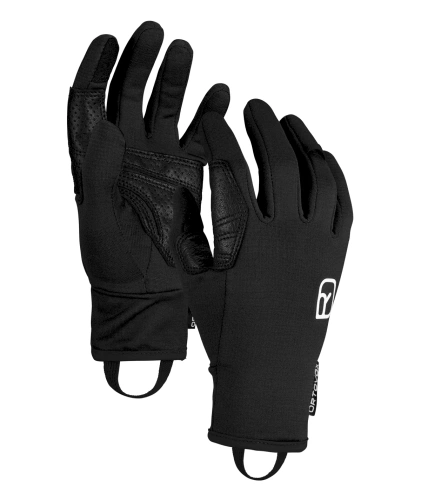 Rękawiczki Skiturowe Ortovox FLEECE LIGHT GLOVE M - black raven