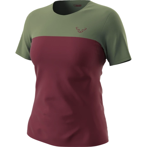 Damska koszulka sportowa Dynafit Traverse S-Tech S/S Tee W - burgundy