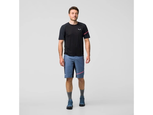 Męska koszulka rowerowa Salewa Vento Am T-Shirt M - black out