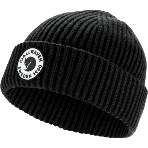 Ciepła czapka Fjallraven 1960 Lite Logo Hat - Black