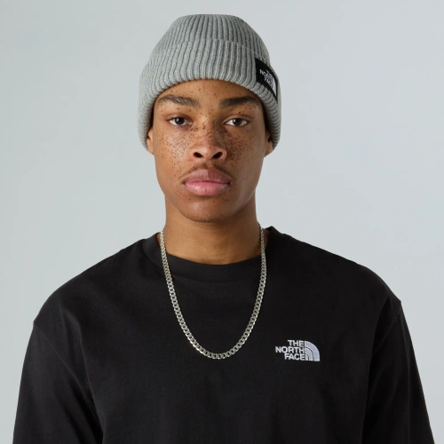 Czapka na zimę The North Face SALTY LINED BEANIE - tnf light grey heather