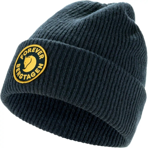 Ciepła czapka wełniana Fjallraven Bergtagen Forever Wool Beanie - Dark Navy