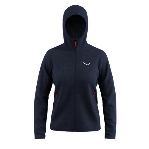 Ciepły Polar do Trekkingu Salewa PUEZ ROCCA PL HD JKT W - navy blazer