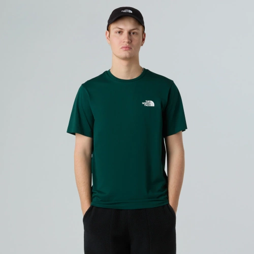Męska Koszulka Codzienna The North Face M SS SIMPLE DOME TEE - hunter green