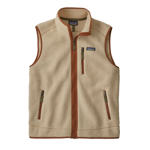 Kamizelka Polarowa Patagonia M's Retro Pile Vest - El Cap Khaki w/Sisu Brown