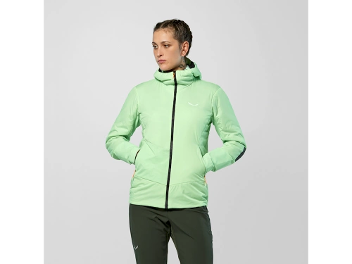 Damska Kurtka Hybrydowa Salewa PEDROC TW AIR HYB JACKET W - pastel green