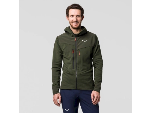 Męska bluza wspinaczkowa Salewa Agner Pl M Hd Jacket - dark olive/0910