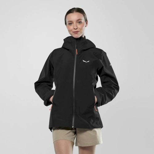 Damska Kurtka z Membraną Przeciwdeszczową Salewa Puez GTX 2L W Jacket - black out