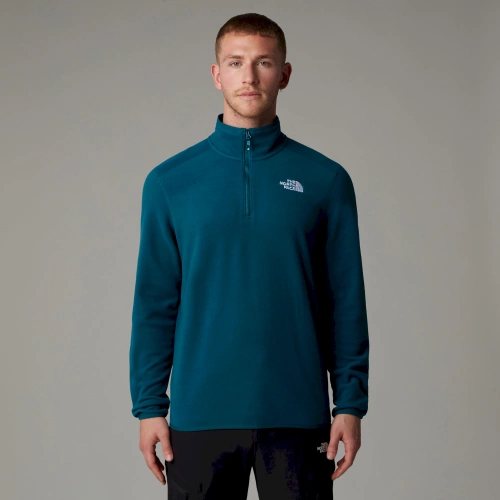 Męski Polar Trekkingowy The North Face M 100 Glacier 1/4 Zip - Eu - Midnight Petrol