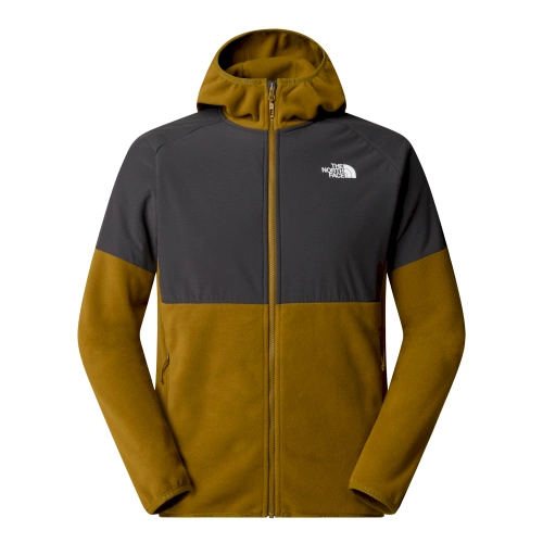 Meska bluza z kapturem The North Face M Glacier Heavyweight Full Zip Hd - Moss Green/Asphalt Grey