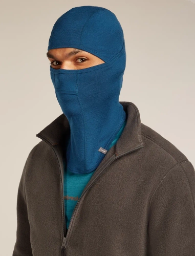 Kominiarka merino Icebreaker U Oasis Balaclava - atlantis
