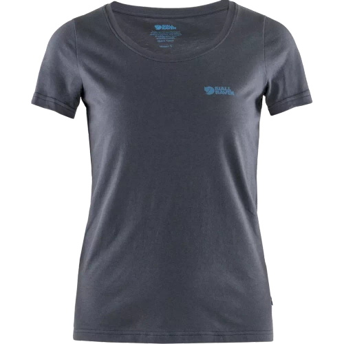 Damska Koszulka Fjallraven Logo T-shirt W - Navy