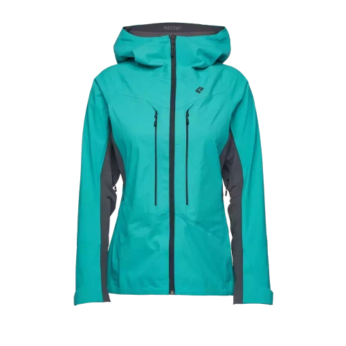 Kurtka Black Diamond W Dawn Patrol Hybrid Shell - Dark Patina