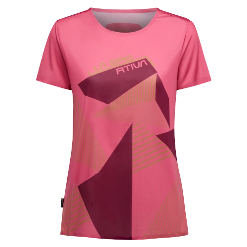 Koszulka do Wspinaczki dla Kobiet La Sportiva Comp T-Shirt W - Rosebay/Redwood