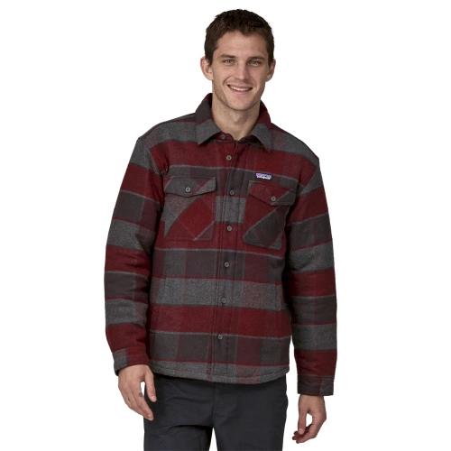 Męska Koszula Flanelowa z Ociepliną Patagonia M's LW Insulated Fjord Flannel Shirt - William: Ink Black