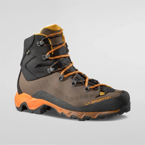 Wysokie Buty Trekkingowe La Sportiva Aequilibrium Trek Gtx - Chocolate/Papaya