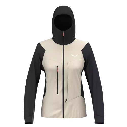 Softshell Damski Salewa Sella Dst Hyb Jacket W - black out