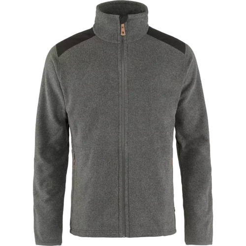 Polar męski na trekking Fjallraven Sten Fleece M - dark grey
