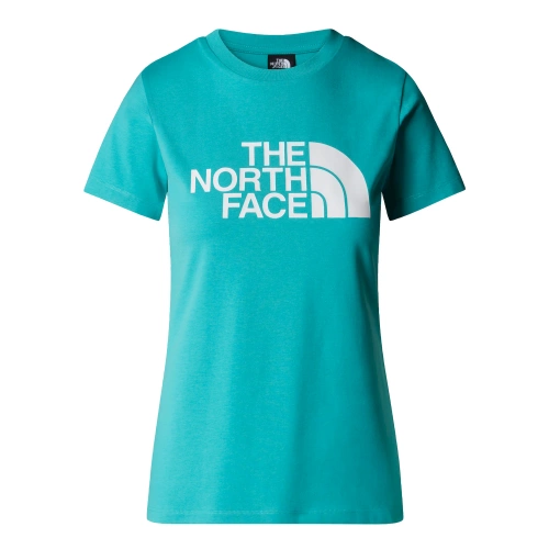 Damska Koszulka Na Co Dzień The North Face W Ss Easy Tee - Vistula Blue/TNF White