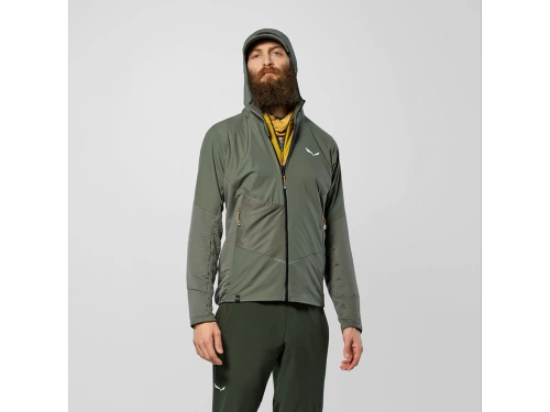 Męski Polar do Speed Hikingu Salewa PEDROC PL WIND HD JACKET M - faded green