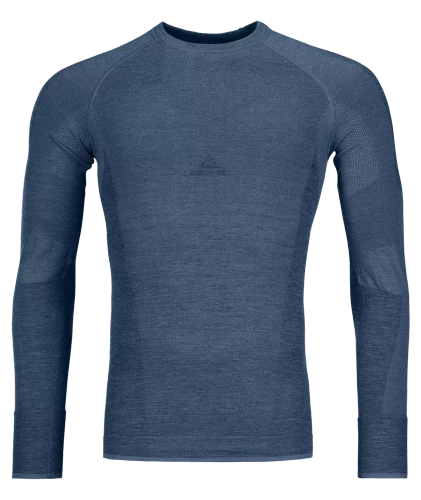 Termoaktywna Koszulka Męska z Merino Ortovox 230 Competition Long Sleeve M - petrol blue