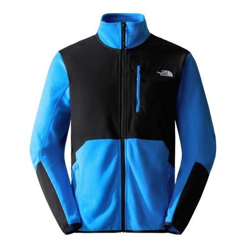 Męski Polar  Trekkingowy The North Face M Glacier Pro Full Zip - Eu - Optic Blue-TNF Black