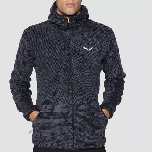Męski ciepły polar trekkingowy Salewa TOGNAZZA PL M JKT - black out