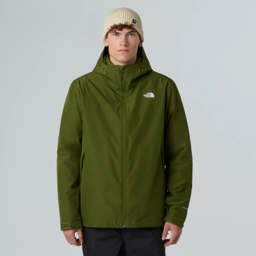 Przeciwdeszczowa Męska Kurtka 3w1 The North Face M CARTO MONO TRICLIMATE HOODED JACKET - woodland green