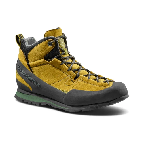 Męskie Buty Trekkingowe La Sportiva Boulder X Mid - Savana/Alpine