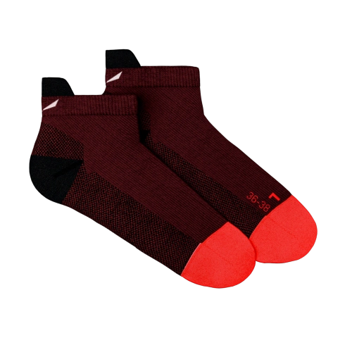 Skarpety trekkingowe niskie Salewa Mtn Trn Am W Low Sock - syrah