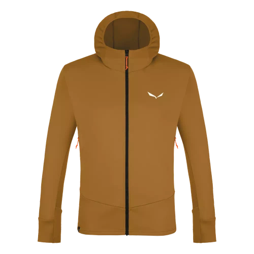 Męski Polar  trekkingowy Salewa Puez Pl M Hd Jacket - golden brown