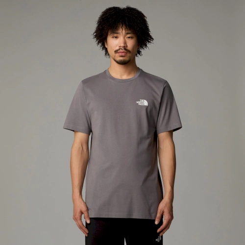 Męska Koszulka The North Face M S/S Simple Dome Tee - Smoked Pearl