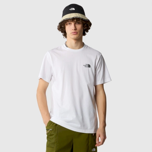 T-Shirt męski The North Face M S/S Simple Dome Tee - Tnf White