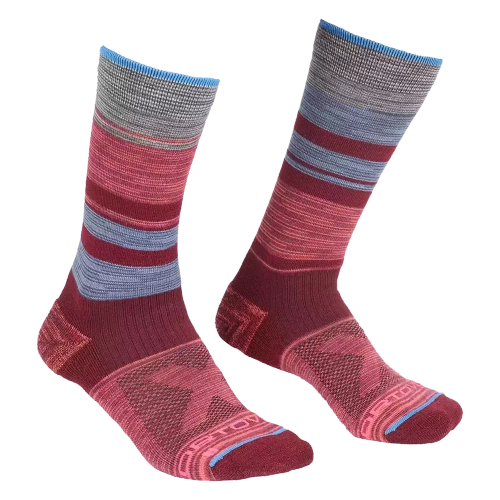 Damskie Skarpety z Wełną Ortovox All Mountain Mid Socks W - multicolour