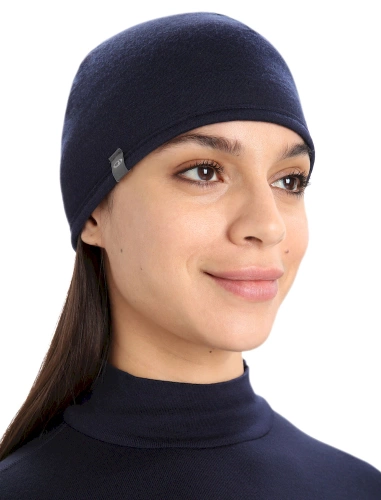 Czapka Icebreaker U Pocket Hat - loden/midnight navy