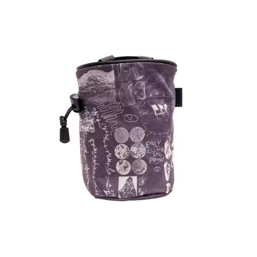 Worek na magnezję Evolv COLLECTORS CHALK BAG - CHARCOAL