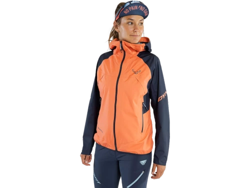 Damska Kurtka Przeciwdeszczowa Dynafit Transalper Gtx W Jkt - blueberry hot coral