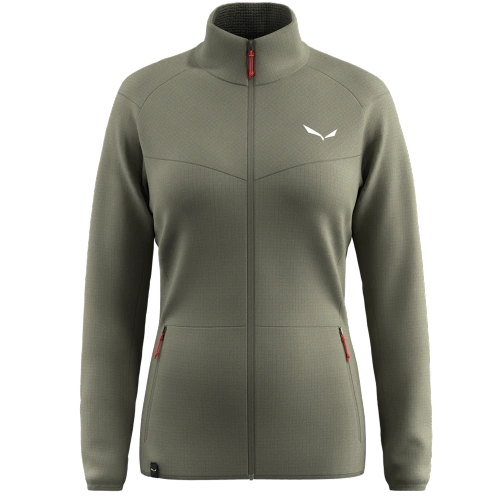 Polar do Trekkingu dla Kobiet Salewa PUEZ CAMMINO PL JKT W - faded green