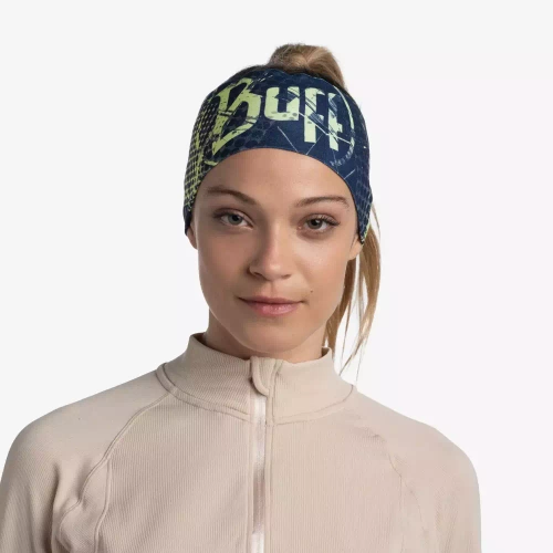 Opaska Buff Coolnet UV® Wide Headband - Havoc Blue