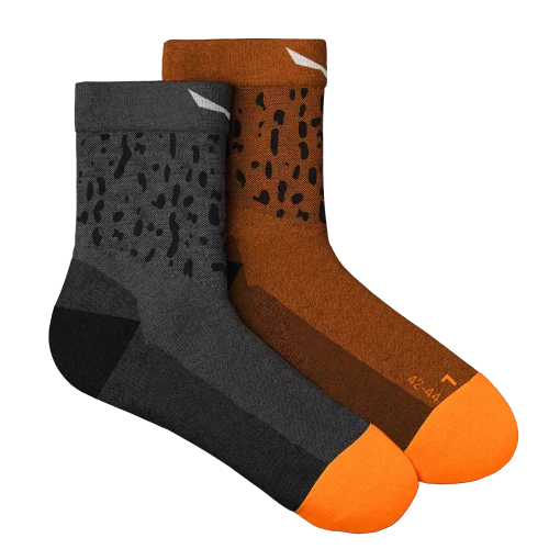Skarpety Salewa MTN TRN SAL. AM M QRT SOCK - medium grey melange