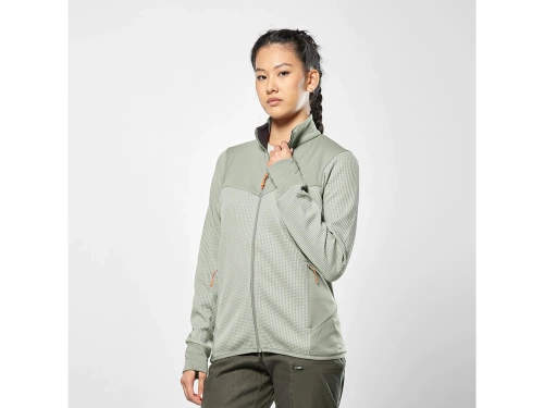 Damski Polar Trekkingowy Salewa Puez Waffle Hyb Pl Jacket W - shadow